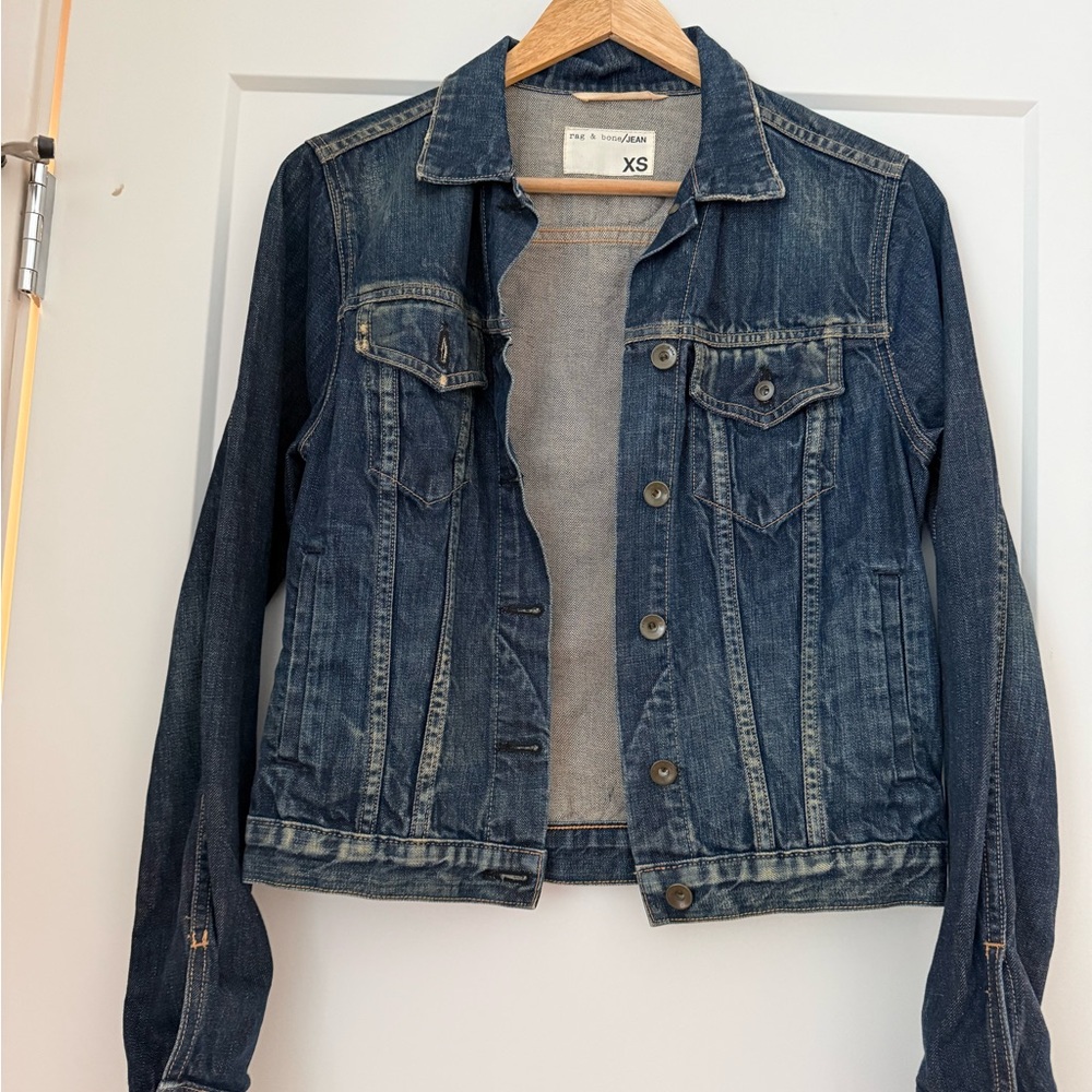 Rag & Bone Blue Denim Jacket